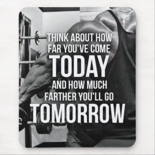 Tapis De Souris Motivation de gymnase d'entraînement