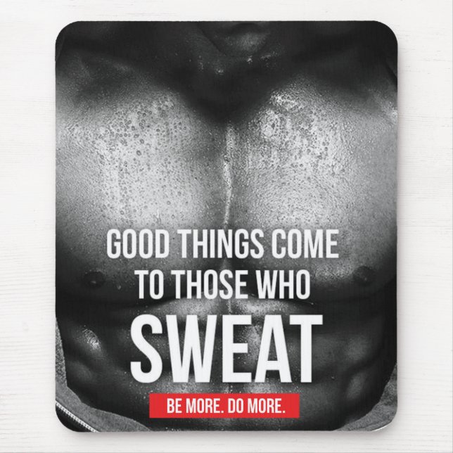 Tapis De Souris Motivation de l'entraînement - Sueur (Devant)