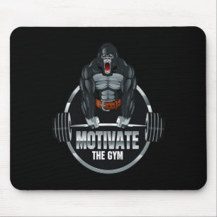 Tapis De Souris Motiver Le Gym Gorilla Beast Workout Bodybuilding