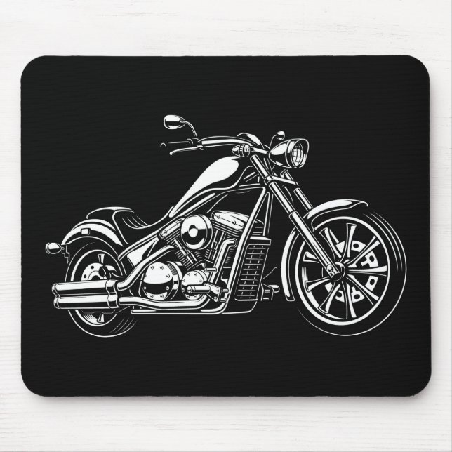 Tapis De Souris Moto classique (Devant)