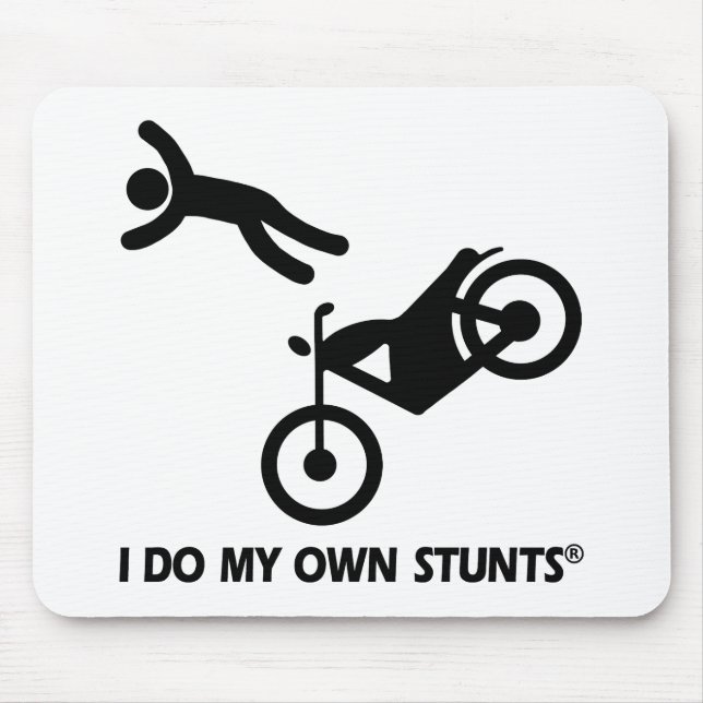 Tapis De Souris Moto mes propres cascades (Devant)