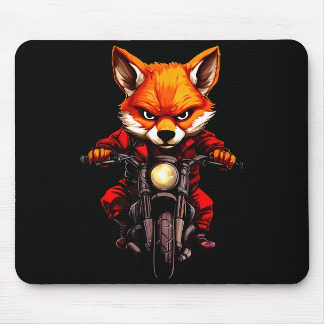 Tapis De Souris Motorcycle Foxes  (Devant)