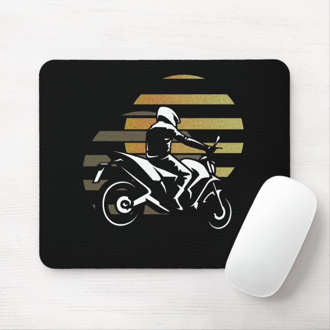 Tapis De Souris Motorcycliste (Avec souris)