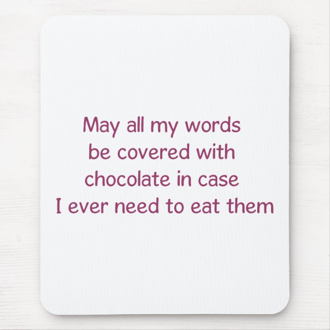 Tapis De Souris mots (Devant)