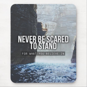 Tapis De Souris Mots de motivation - support pour ce que vous