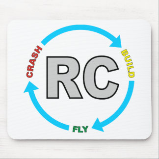 Tapis De Souris Mouche RC d'accident de construction
