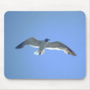 Tapis De Souris Mouette en vol Mousepad