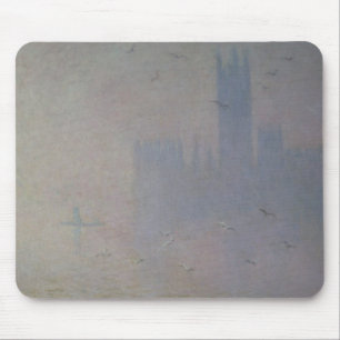 Tapis De Souris Mouettes de Claude Monet   au-dessus des Chambres