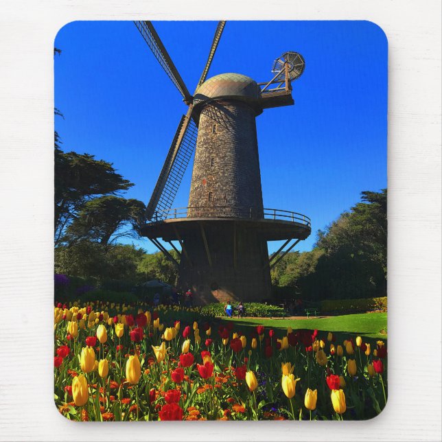 Tapis De Souris Moulin néerlandais de San Francisco #5 Pad de sour (Devant)