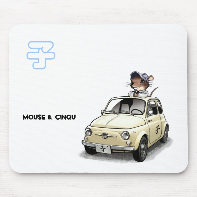 Tapis De Souris Mouse&Cinqu -Mousepad- (Devant)