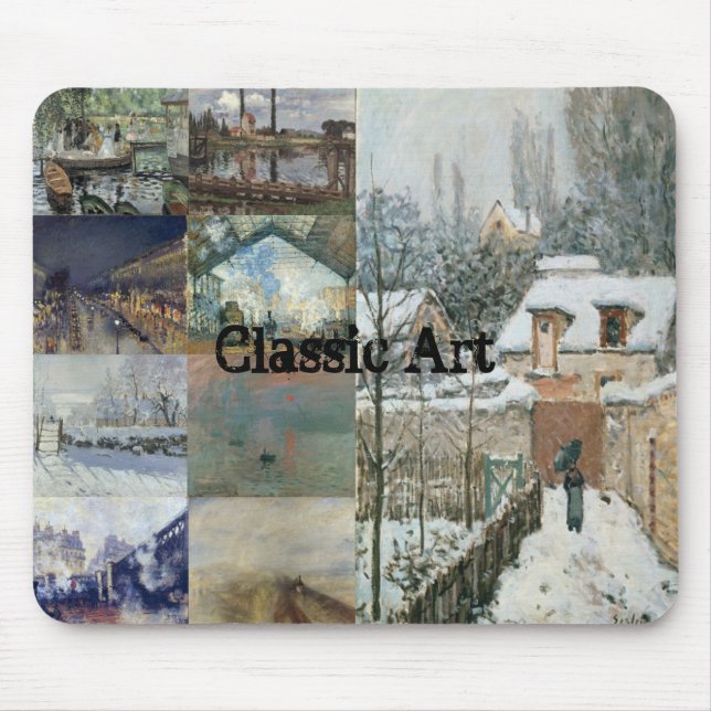 Tapis De Souris Mouse Pad: Model: Known Artist Work (Painting) (Devant)