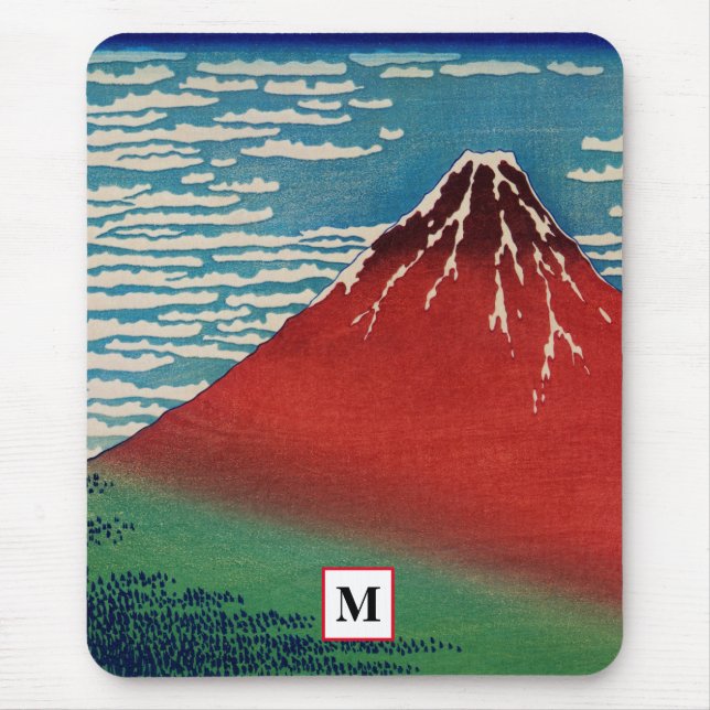 TAPIS DE SOURIS MOUSE PAD MT FUJI IMPRIMER JAPONAIS PERSONNALISÉ I (Devant)