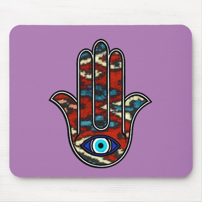Tapis De Souris Mouse pad with Hand of Fatima design (Devant)