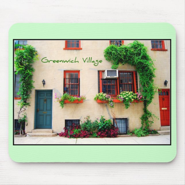Tapis De Souris Mousepad 6 - Greenwich Village, NYC (Devant)