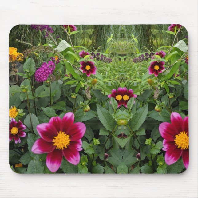 Tapis De Souris Mousepad à fleurs roses (Devant)