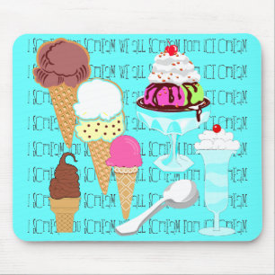 Tapis De Souris Mousepad à la crème glacée