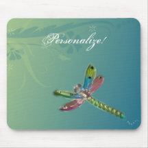 Mousepad à libellules volantes