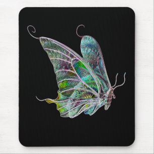 Tapis De Souris Mousepad à papillon exotique