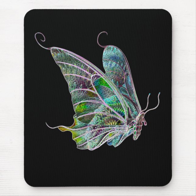 Tapis De Souris Mousepad à papillon exotique (Devant)
