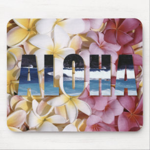 Tapis De Souris Mousepad "Aloha" hawaïen
