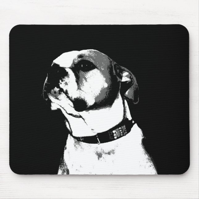 Tapis De Souris Mousepad américain de bouledogue (Devant)