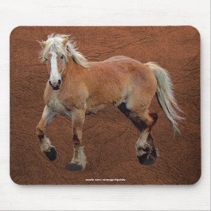 Tapis De Souris Mousepad, amoureux de l'équine belge