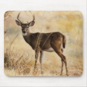 Tapis De Souris Mousepad, animal sauvage de Buck Deer