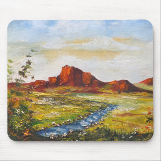 Tapis De Souris Mousepad Ann Hayes Peinture Red Rock Canyan