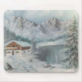 Tapis De Souris Mousepad Ann Hayes Peinture Rêve Bavarois De Neige