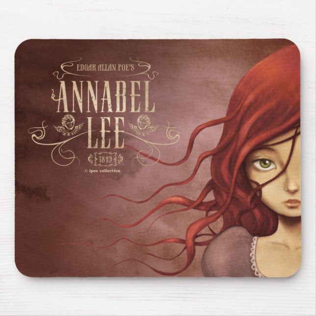 Tapis De Souris MousePad « Annabel Lit " (Devant)