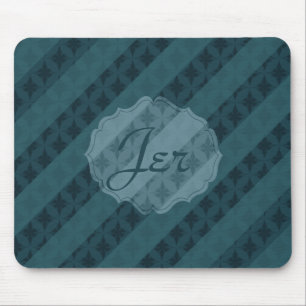 Tapis De Souris Mousepad attrayant et chic d'Aqua de bleu marine