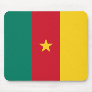 Tapis De Souris Mousepad au drapeau du Cameroun