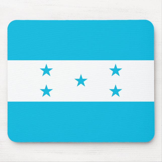 Tapis De Souris Mousepad au Drapeau du Honduras (Devant)