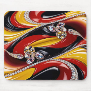 Tapis De Souris Mousepad aux couleurs belges