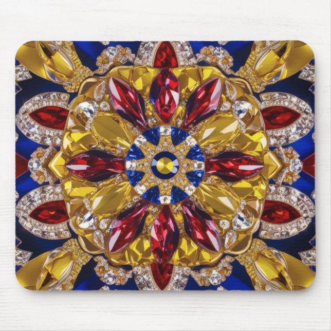 Tapis De Souris Mousepad avec design couleur Colombie (Devant)