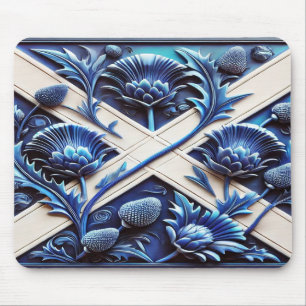Tapis De Souris Mousepad avec Design de chardons écossais