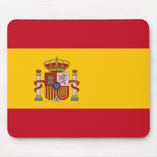 Tapis De Souris Mousepad avec drapeau d'Espagne (Devant)
