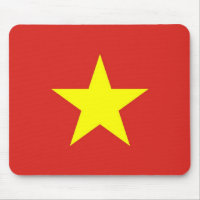 Mousepad avec drapeau du Vietnam