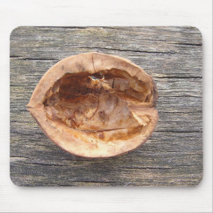 Tapis De Souris Mousepad Baumnusshälfte