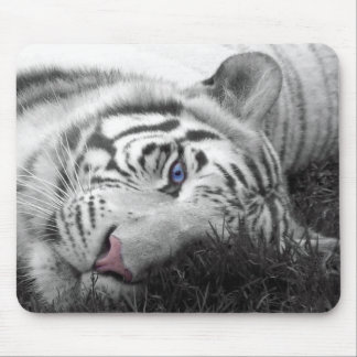 Tapis De Souris Mousepad blanc de tigre