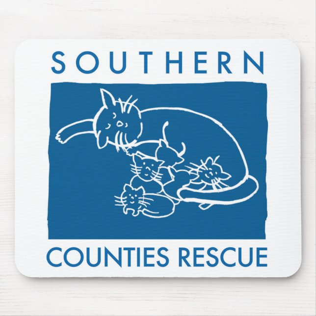 Tapis De Souris Mousepad bleu (Devant)