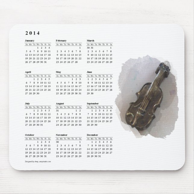 Tapis De Souris mousepad calandar (Devant)