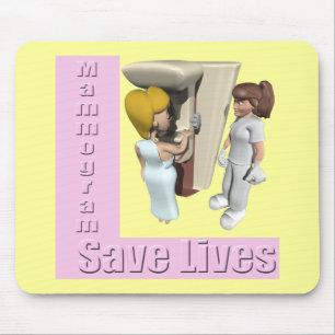 Tapis De Souris Mousepad - cancer du sein de mammographie
