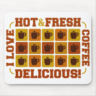 Tapis De Souris Mousepad Carré café
