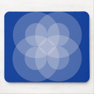 Tapis De Souris Mousepad - Cercles intersecteurs