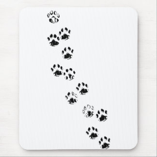 Tapis De Souris MOUSEPAD - CHAT ou CHIEN EMPREINTES DE PATTES/PIST