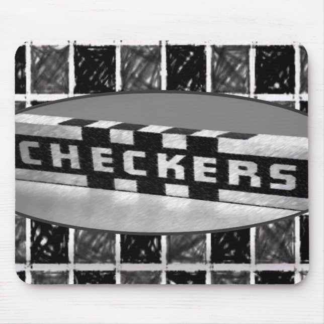 Tapis De Souris Mousepad Checker (Devant)