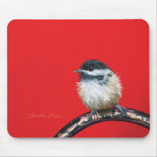 Tapis De Souris Mousepad "Chickadee" par Camille Engel