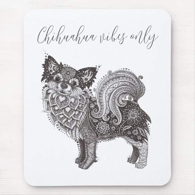Tapis De Souris Mousepad Chihuahua Vibes