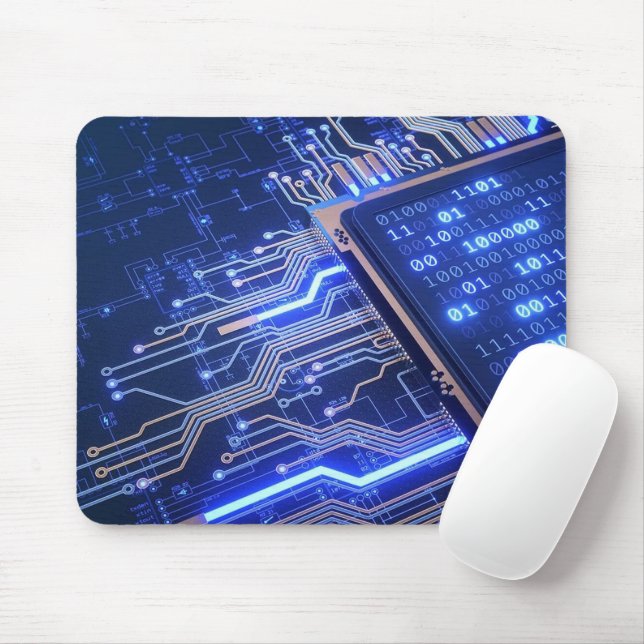 Tapis De Souris Mousepad - Chip en silicone (Avec souris)